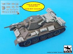 Black Dog 1/35 Stowage & Accessories for T-34/76 Model 1943 Tank (Tamiya) T35243