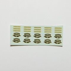Vintage Lindberg Kit no. 646M Fire Engine Skokie Fire Dept Decals strip