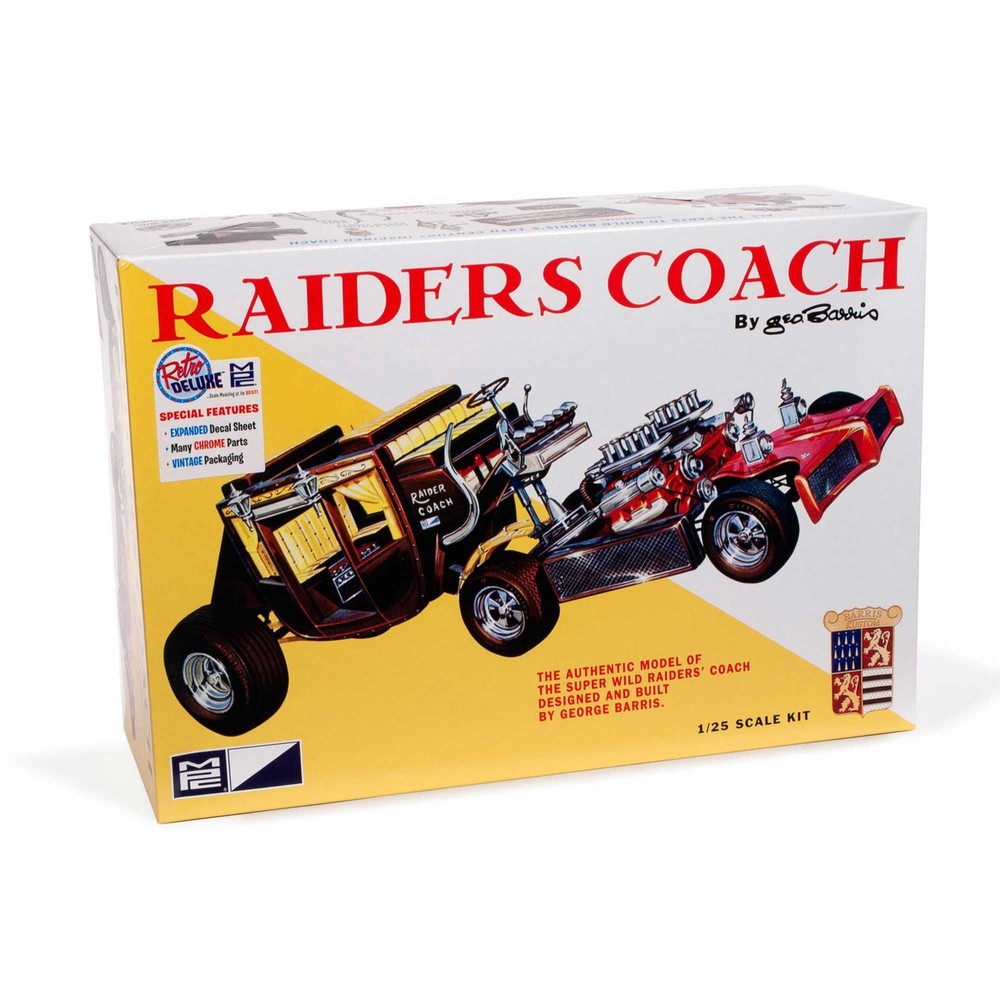 MPC 1/25 George Barris Raiders Coach MPC977 Plastics Car/Truck 1/24 1/25