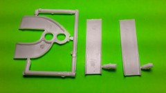 Lot of 2 AMT 65 1965 Ford Fairlane 500 Modified Stocker 1/25 Ram Air Hood Scoops