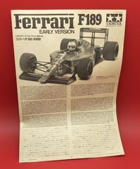 1/20 Grand Prix Collection NO.23 Model Ferrari F189 Early Type TAMIYA