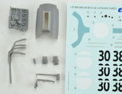 Ebbro Brabham BT-18 SCA Resin Detail Engine Parts 1/20 Model Parts 20026