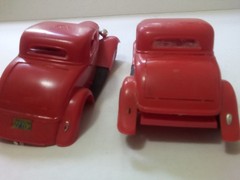 Vintage Ford coupe junk parts built model cars(please read)