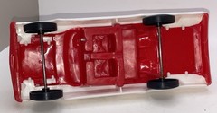1964 Ford (sort of) Police 2door Hardtop 1/25 GAY TOYS Red/White Plastic Coaster