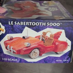 Craft House Flintstones Le Sabertooth 5000 1:20 Snap Fit Plastic Kit 72412