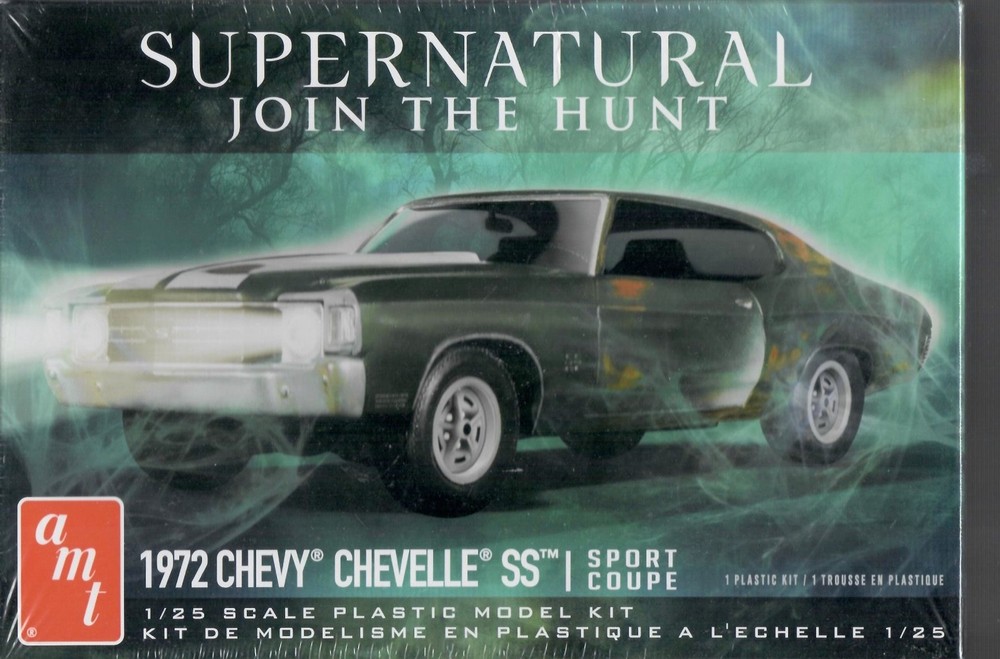 AMT 1592 1972 Chevelle SS Sport Coupe Supernatural 1/25 Scale Model Car Kit