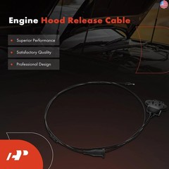 A-Premium Front Hood Latch Release Cable with Handle Compatible with Dodge