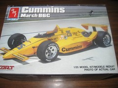AMT, ERTL, 1:25 Scale, Cummins March 86C Kit, Parts Sealed in open box