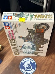 Tamiya BMW Motorcycle R75 W/ Sidecar Model Kit – Vintage – NEW/SEALED – QKSHIP!