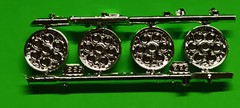 Phone Dial Custom Rims Wheels 1970 Chevelle SS 454 1/25 AMT Hot Rod Show Car