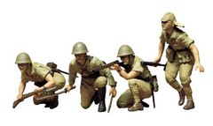 Tamiya 1/35 Military Miniature Series No.90 Japanese Army Infantry set pla [56f]