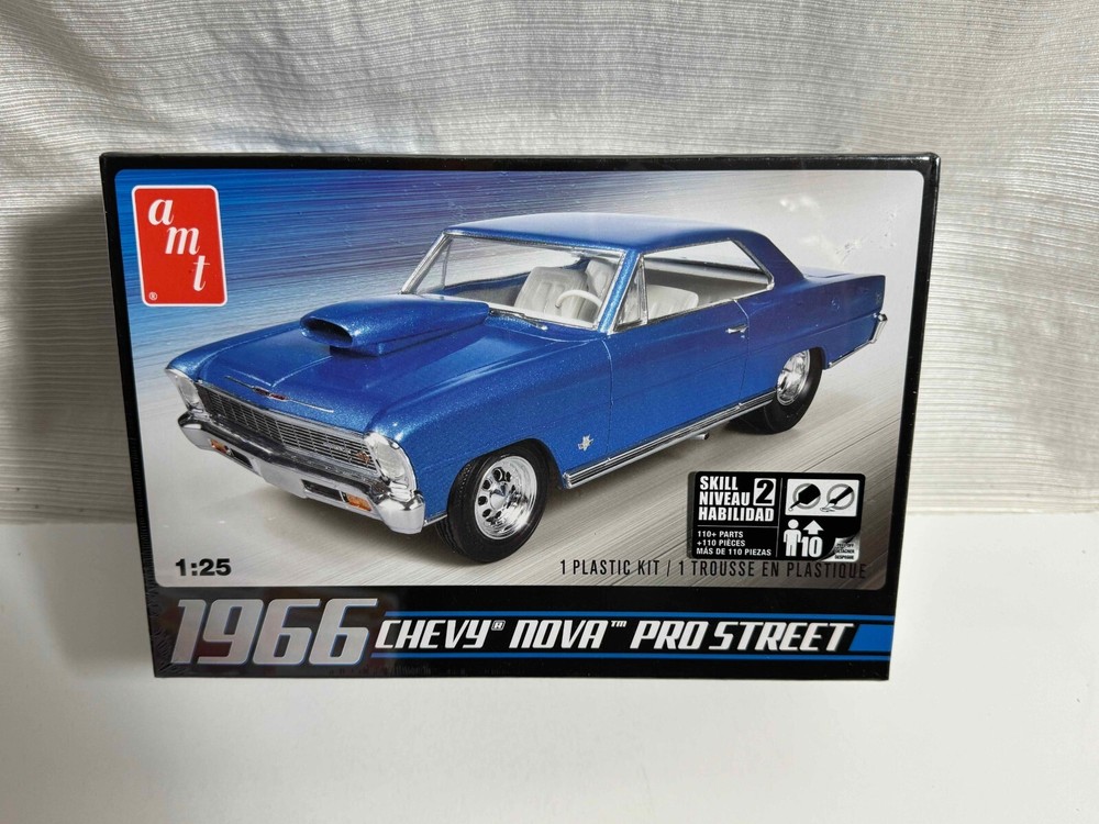 1966 Chevy Nova Pro street Model kit AMT Brand new Factory Sealed