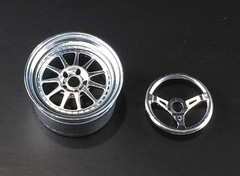 Asuka Model 1/24 Orange Wheels Forged Matte Plated Plastic Model Parts OW-16