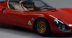 Race Car 1 18 Classic Vintage Racing 24 Custom Concept Carousel Red 12