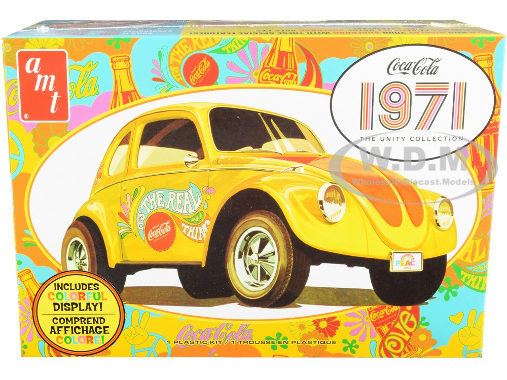 SKILL 3 MODEL KIT VOLKSWAGEN SUPERBUG GASSER “COCA-COLA” 1/25 BY AMT AMT1284 M