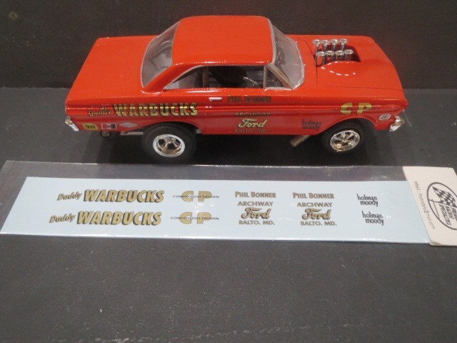 Daddy Warbucks awb 65′ Falcon 1/25 Decal from Fremont Racing