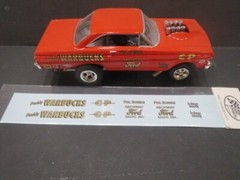 Daddy Warbucks awb 65′ Falcon 1/25 Decal from Fremont Racing