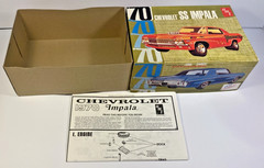 AMT ’70 Chevrolet SS Impala 1/25 Scale Model Kit Instructions & Empty Box Only