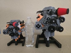 CHEVY Camaro SS L99 6.2 model Engine VROOM VROOM 3D PRINTED MODEL ENGINE