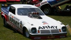Yesteryear Army 74 Vega F/C Don Prudhomme 1/25 Drag decal