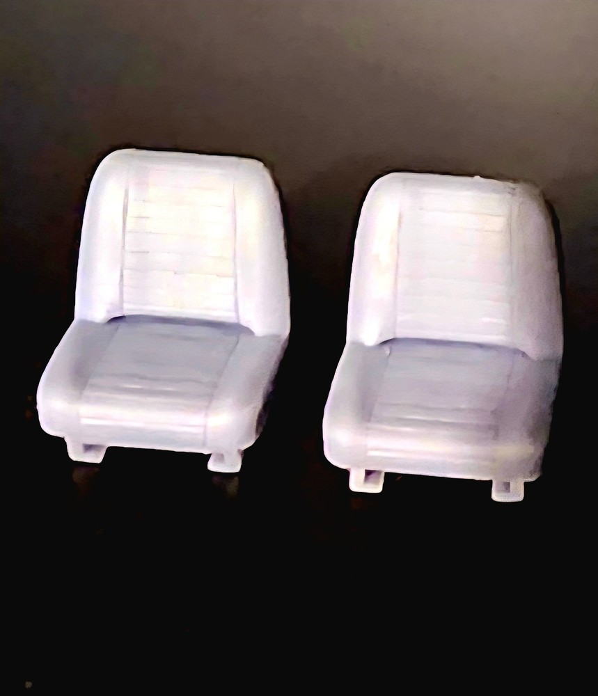 1/25 Scale Resin 60’s Muscle Car Bucket Seats