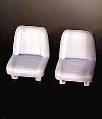 1/25 Scale Resin 60’s Muscle Car Bucket Seats