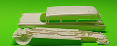 AMT 1959 Cadillac Ambulance 1/25 Ecto 1 Ghostbusters Hearse Body Frame Chassis