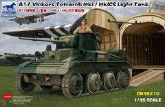 BRONCO CB35210 1/35 A17 Vickers Tetrarch Mk.I/Mk.ICS Light Tank