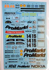 Decalpool 1/24 AMG Mercedes C-Class Promarkt #13 & 14 DTM 1994 Decal Sheet DP237