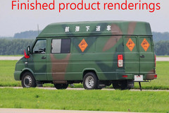1/700/400/350/200 Air Force Aircraft Ammunition Transport Vehicle Unpainted
