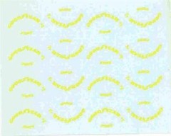 Blue Ridge Good Year yellow Eagle Tire Nascar 1/24 1/25 decal
