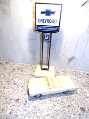 1970’s-1980’s Chevrolet Dealership Promo Model Desk Sign 1/25 scale
