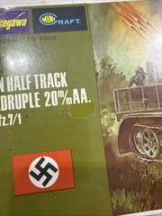 1/72 WWII German 8 Ton Half-Track Quadruple 20mm AA Hasegawa