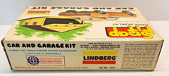 Vintage Linberg Models Car & Garage Kit. with Mustang Fastback. Built Snap Kit