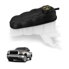 603-054 Engine Coolant Expansion Reservoir Tank with Cap Plastic Whinte