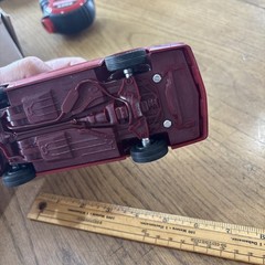 1983 Red Chevy Camaro Dealer Promo Model Car Dusty