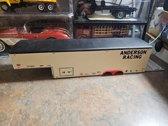 VINTAGE SURVIVOR MPC.REVELL.AMT. BUILT MODEL RACING TRAILER CUSTOM MADE