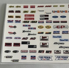 Nascar Contingency Individual Decals SlotCar Fever Hoosier Holley Kegs Snap-On
