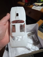 Monogram 1/24 scale 79 Pontiac Firebird Street Machine Model Partially Assembled