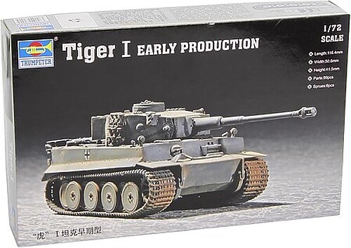 Trumpeter German Tiger I Tank Early Version – Plastic Model Military Vehicle