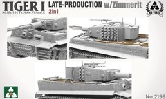 TAKOM 2199 1/35 Scale Tiger I Late Production w/Zimmerit Plastic model Model Kit