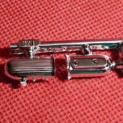 Chrome Blower Scoop 1960 Chevy Corvette 1:25 Scale Model Car Part MPC