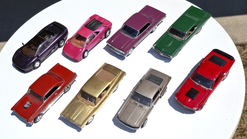 8 Model Car Junkyard 1/24 1/25 Scale Rebuilders / Shelf Sitters