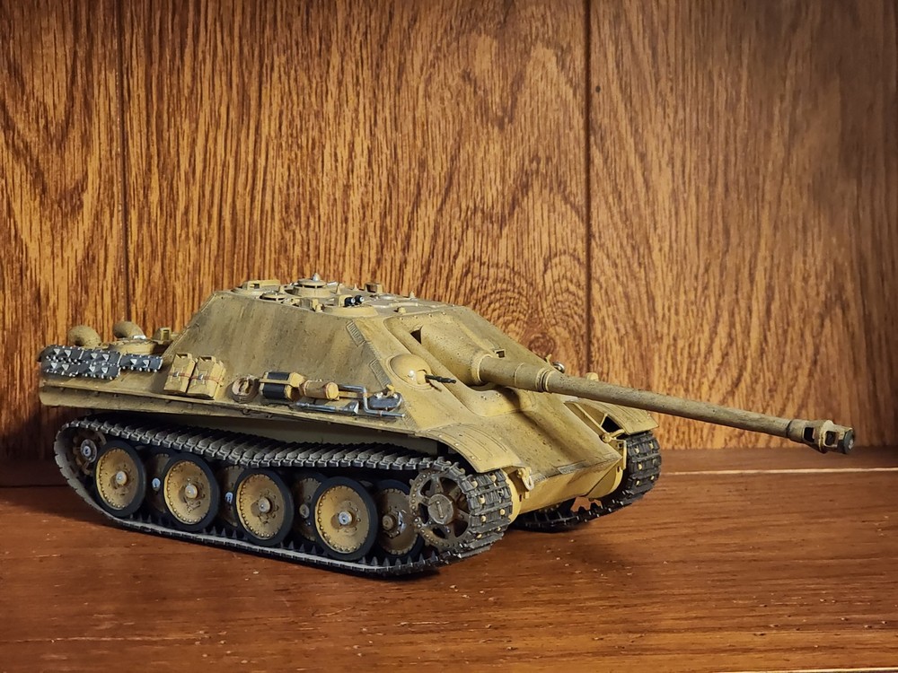 Vintage German Panther Panzerkampfwagen V Tank WWII 1943-1945, Hand Painted