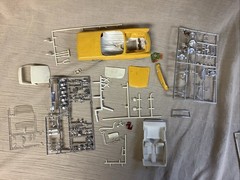 AMT ‘63 Customizing Kit 1/25th SM Thunderbird Convertible Partially Assembled