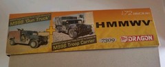 Dragon #7296 HMMWV-M1045 TOW + M1046 TOW w/ASK 1:72 Scale Open Box-NOS