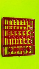 GMC Astro 95 1/25 Red Amber Beacon Cab Marker Lights Rig Semi Model Truck Part