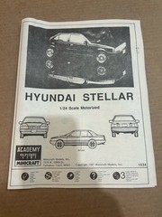 Academy 1/24 Hyundai Stellar – Open Box Sealed Bags New