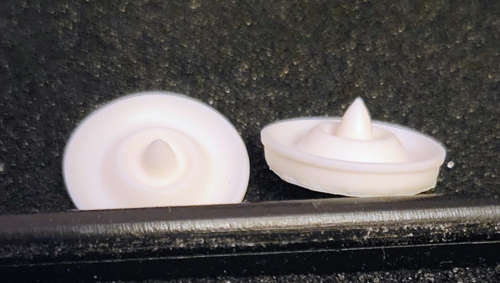 1/25 RESIN CUSTOM CADILLAC SOMBRERO BULLET HUBCAPS 49 MERCURY REVELL AMT KUSTOM
