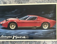 Fujimi Lamborghini Miura 1:16 Unassembled Not Painted Plastic Car Model Kit